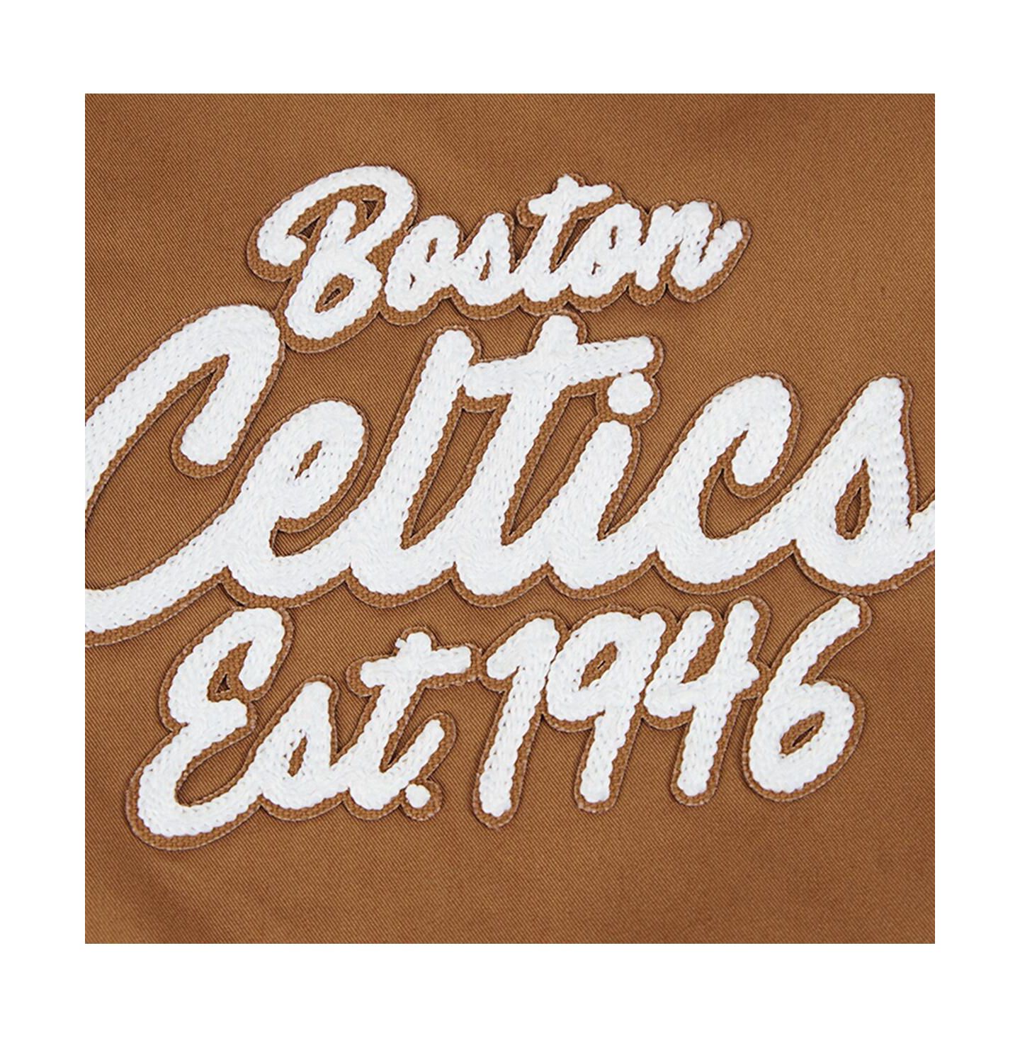 Мужская куртка Pro Standard Brown Boston Celtics Paint The City Full-Zip — фото 2