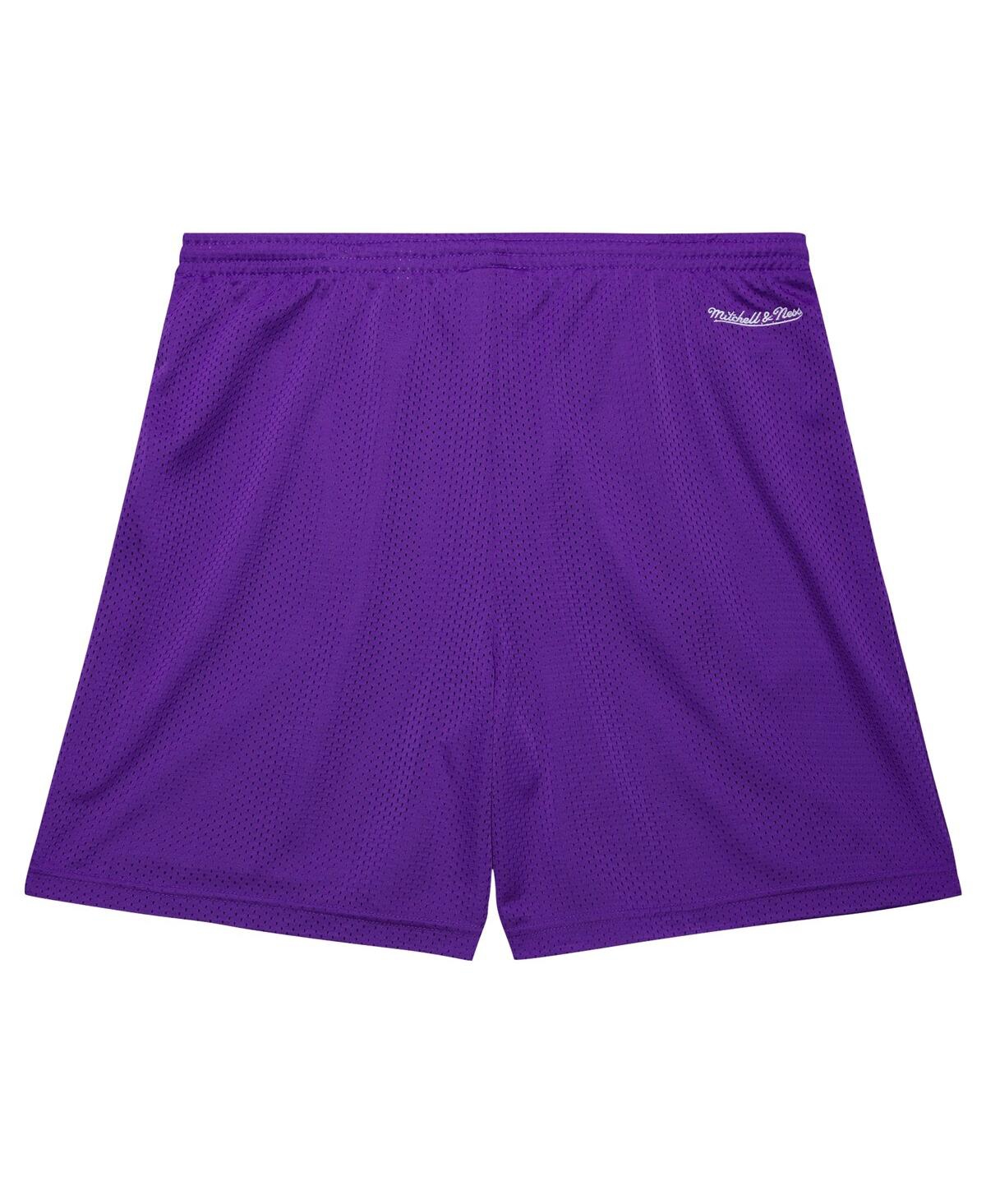 Mitchell & Ness Men's Purple Toronto Raptors Hardwood Classics Gameday Mesh Shorts In Purple