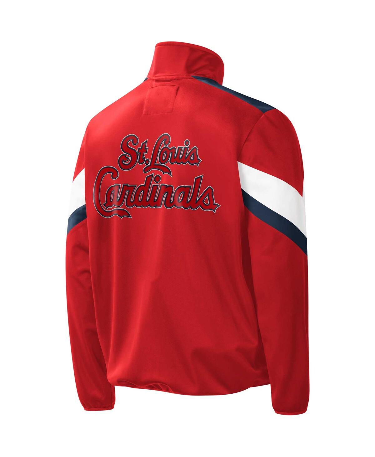 G-iii Sports By Carl Banks Men's Red St. Louis Cardinals Earned Run Full-zip Jacket In Red