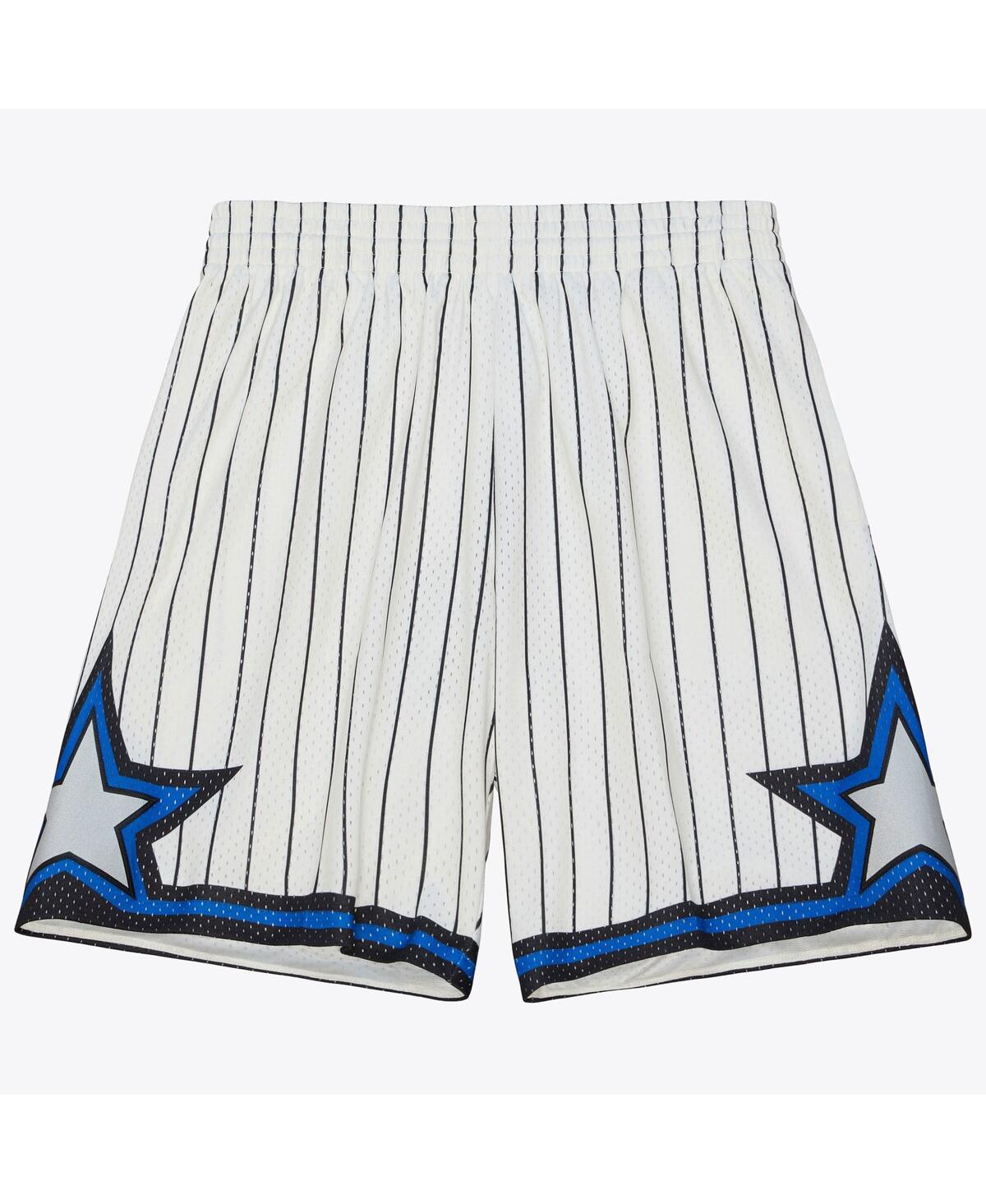 Mitchell & Ness Men's Cream Orlando Magic 1993/94 Hardwood Classics Team Color Swingman Shorts In Cream