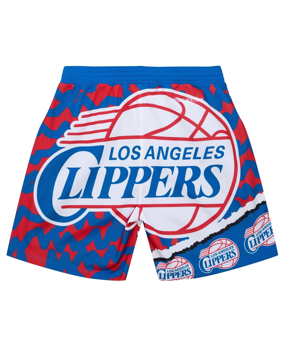 Mitchell & Ness Men's Royal La Clippers Jumbotron 2.0 Sublimated Shorts In Royal