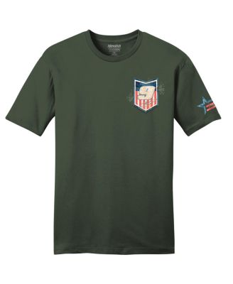Men's Olive Chase Elliott Eagle T-Shirt