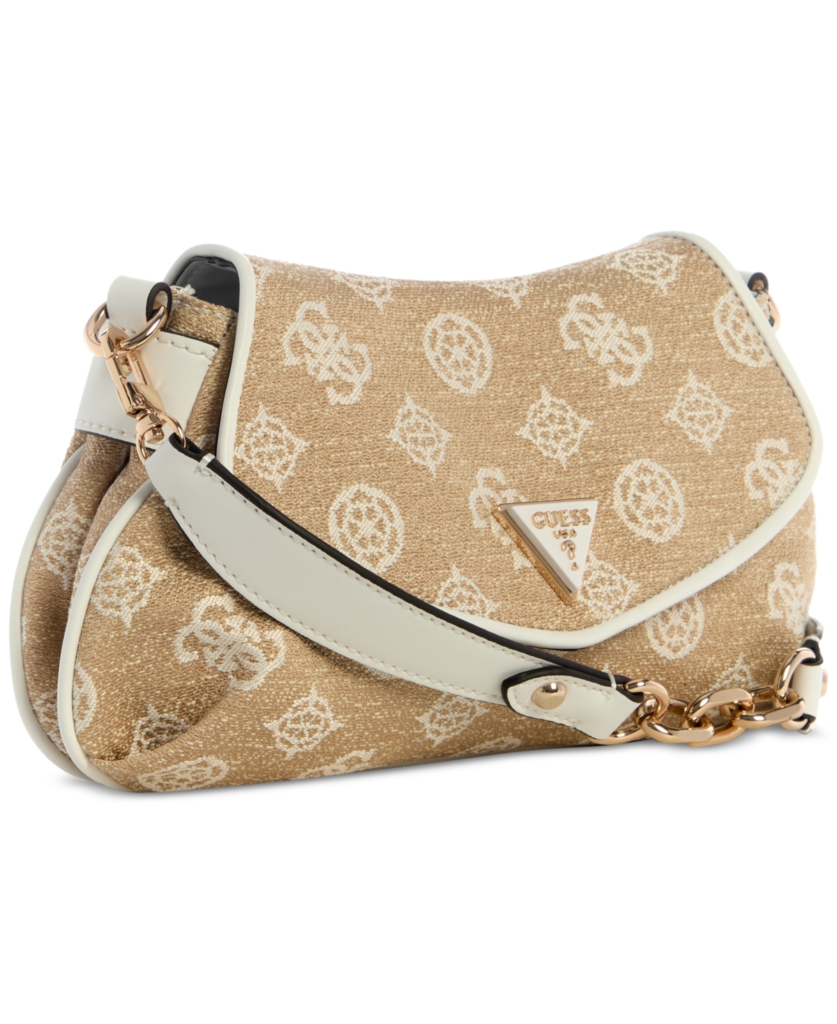 GUESS BEYZA SMALL FLAP SHOULDER BAG 