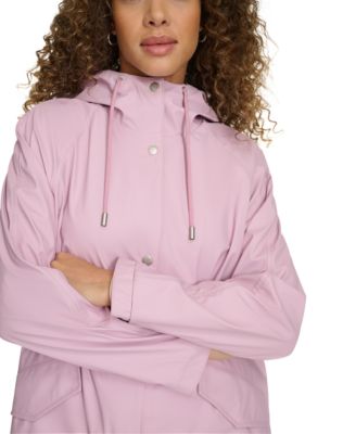 Women's Raglan Sleeve Rain Collar Jacket