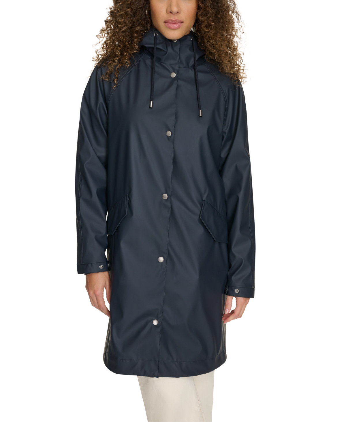 Levi's Women's Raglan Sleeve Rain Collar Jacket In Navy