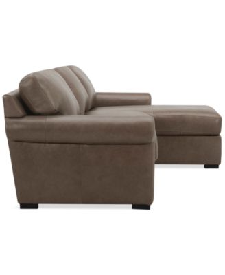 Radley Roll Arm 104" 3-Pc. Leather Sectional