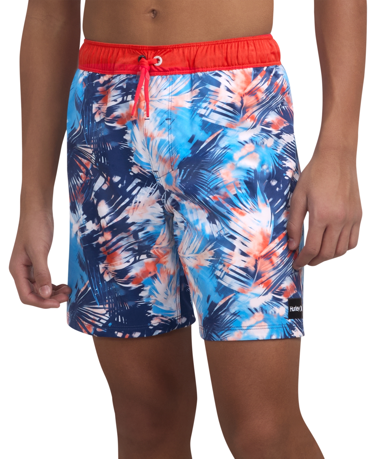 Hurley Big Boys Distorted Palm Swim Shorts