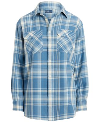 Women's Plaid Cotton Twill Workshirt