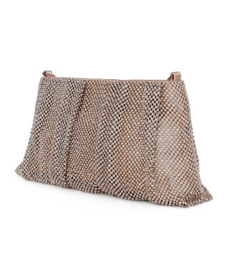 Woman's Lilibet Crystal Mesh Box Crossbody