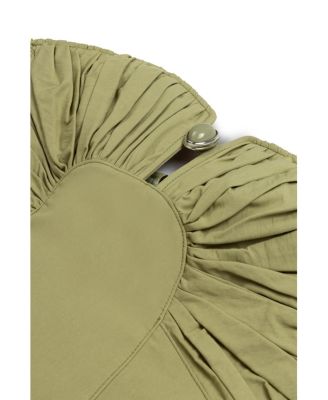 Women's Almond-Accented Crop Top