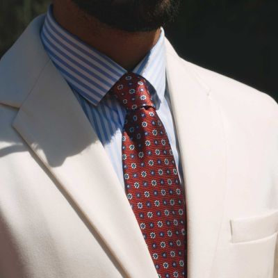 Men's Umbria - Silk Jacquard Tie for Men
