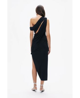 Women's Accessory Detailed Midi Dress