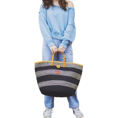 Balance Flow Handmade Sisal Straw Basket Tote