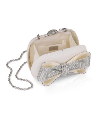 Woman's  Emmy Crystal Bow Minaudiere