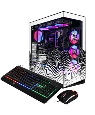 Horus Gaming Desktop - Liquid Cooled AMD Ryzen 7 9800X3D 4.7GHz 8-Core Processor, 64GB DDR5 Memory, GeForce RTX 5070 Ti 16GB GDDR7 Graphics, 2TB SSD, 6TB HDD, WiFi, Windows 11 Home 64-bit