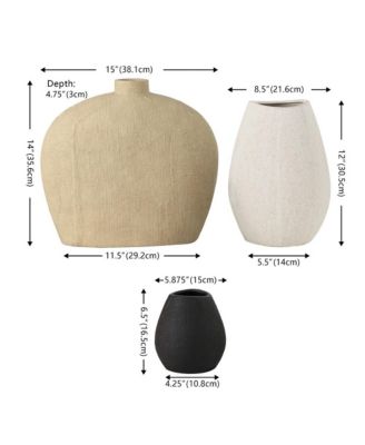 Sav Ceramic Vase Set Of 3