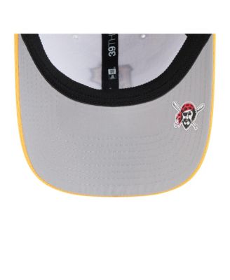 Men's Black/Gold Pittsburgh Pirates 2025 MLB Clubhouse 39THIRTY Flex Hat