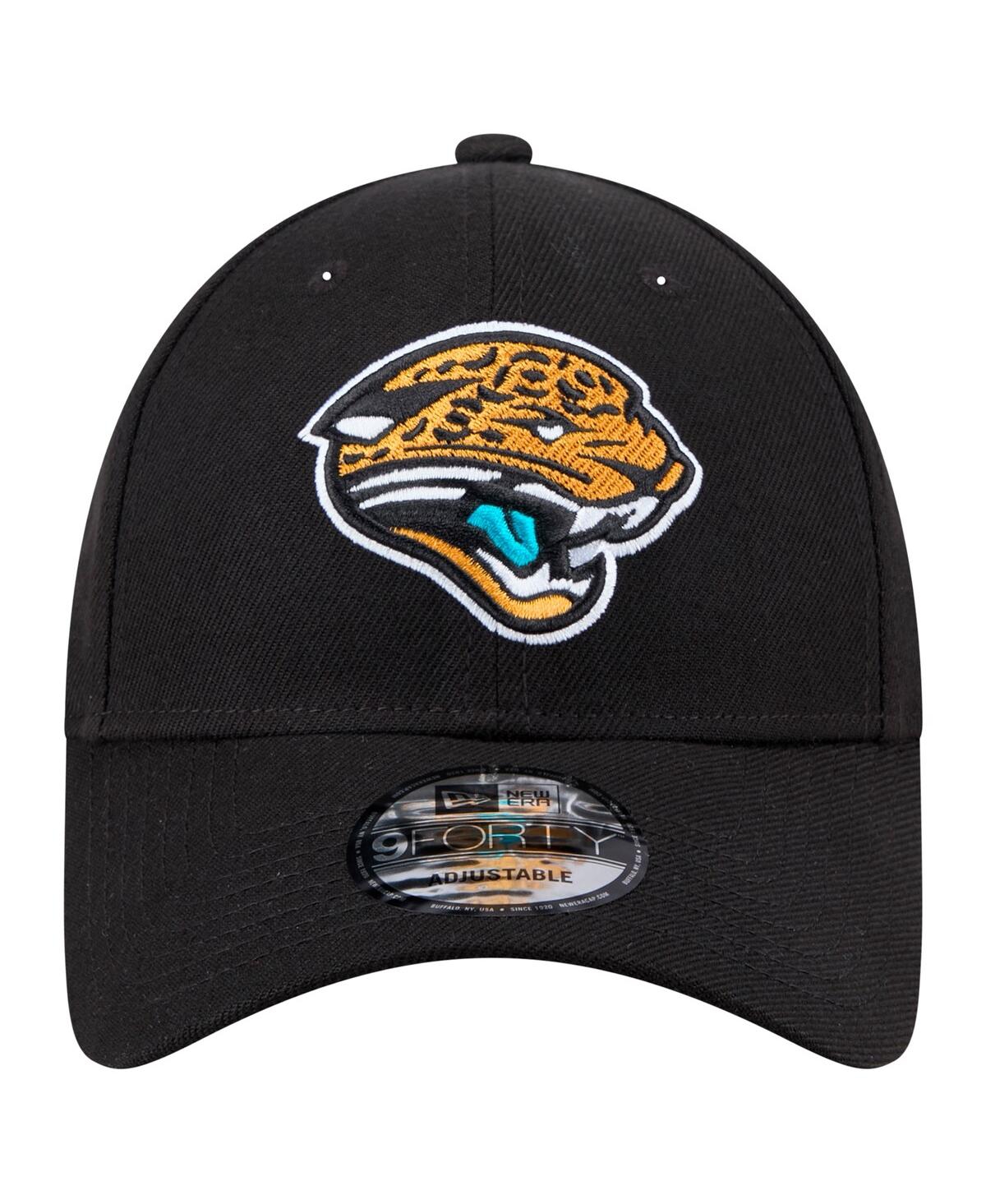 NEW ERA MEN'S BLACK JACKSONVILLE JAGUARS THE LEAGUE 9FORTY ADJUSTABLE HAT 