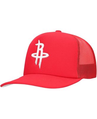 Mitchell & Ness - Men's Red Houston Rockets Core Evergreen OTC Trucker Adjustable Hat