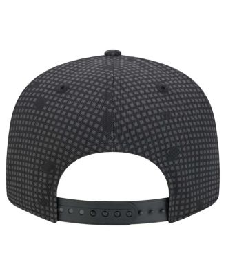 Men's Black Brooklyn Nets Midnight Ink Pop Outline 9FIFTY Snapback Hat