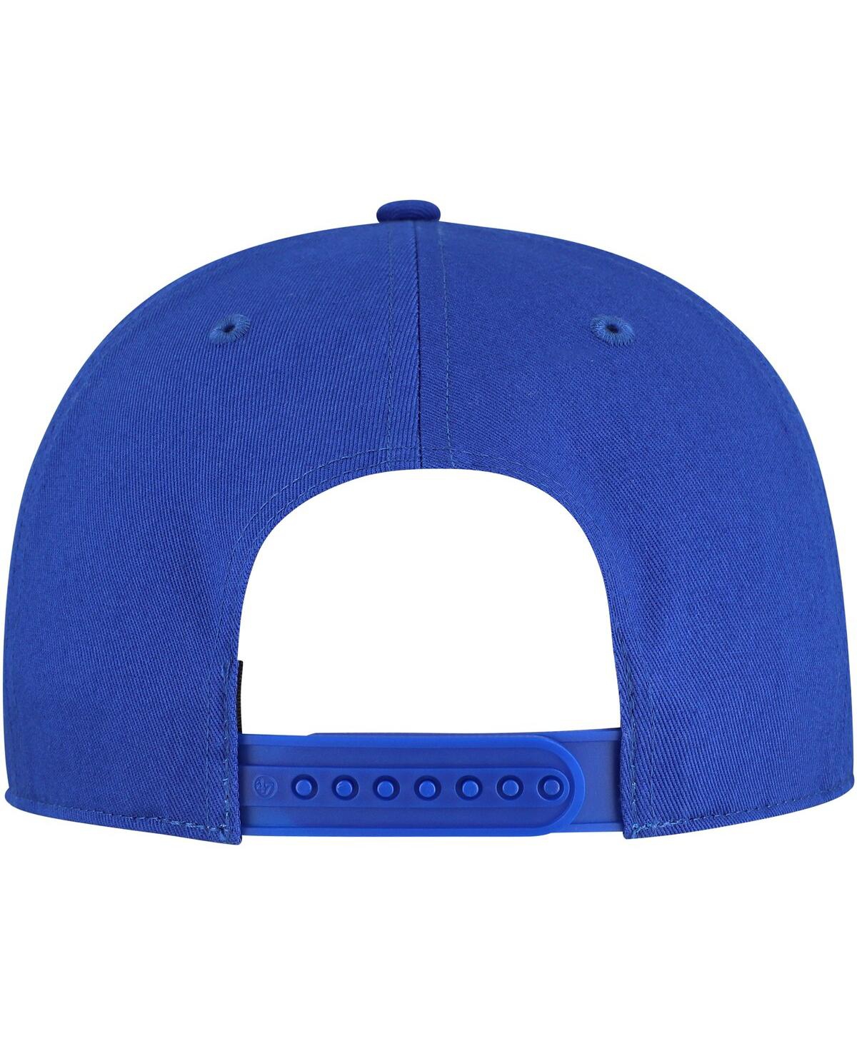47 Brand Men's Blue Vancouver Canucks Primary Hitch Adjustable Hat In Blue