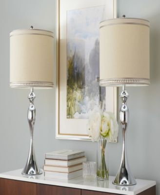 Ashland 27" Metal Table Lamp, Set of 2