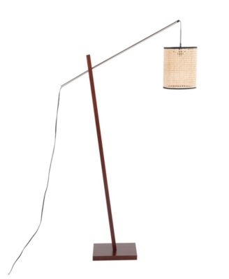 Arturo 60" Wood and Metal Floor Lamp