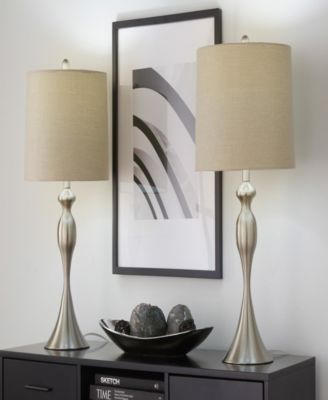 Ashland 27" Metal Table Lamp, Set of 2