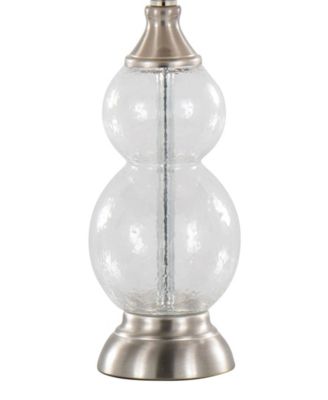 Belle 20" Glass Accent Lamp, Set of 2