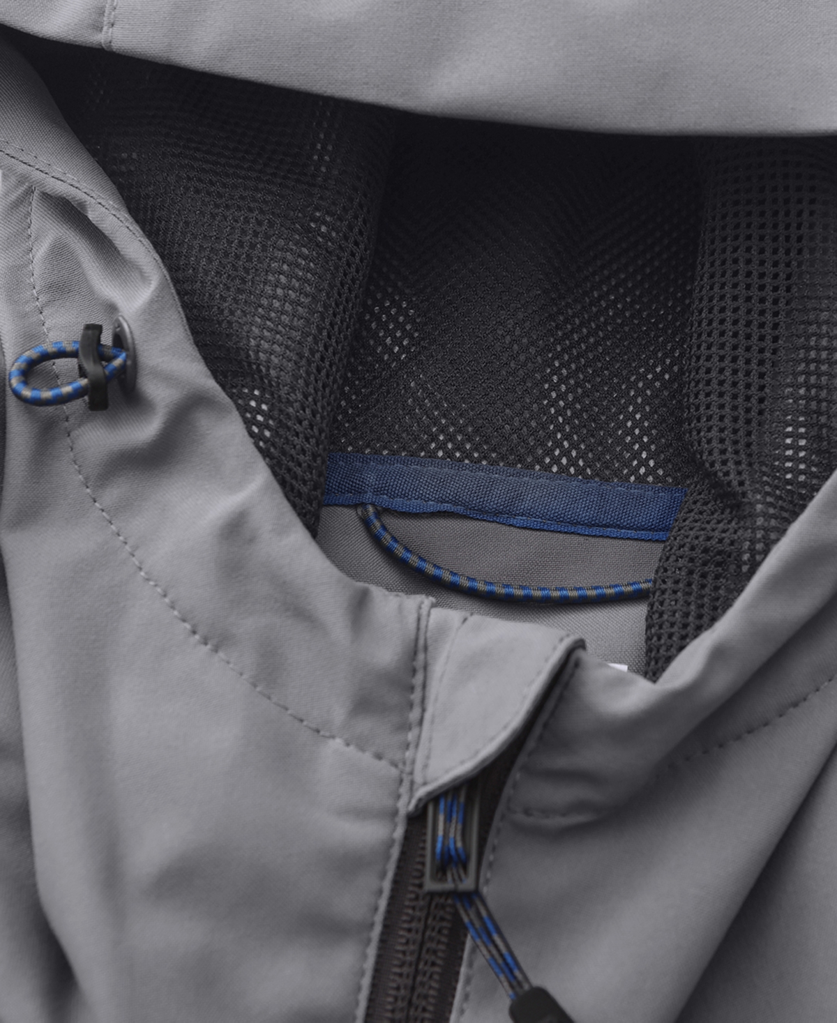 Hawke & Co. Men's All-season Lightweight Stretch Hooded Rain Jacket In Sharkskin