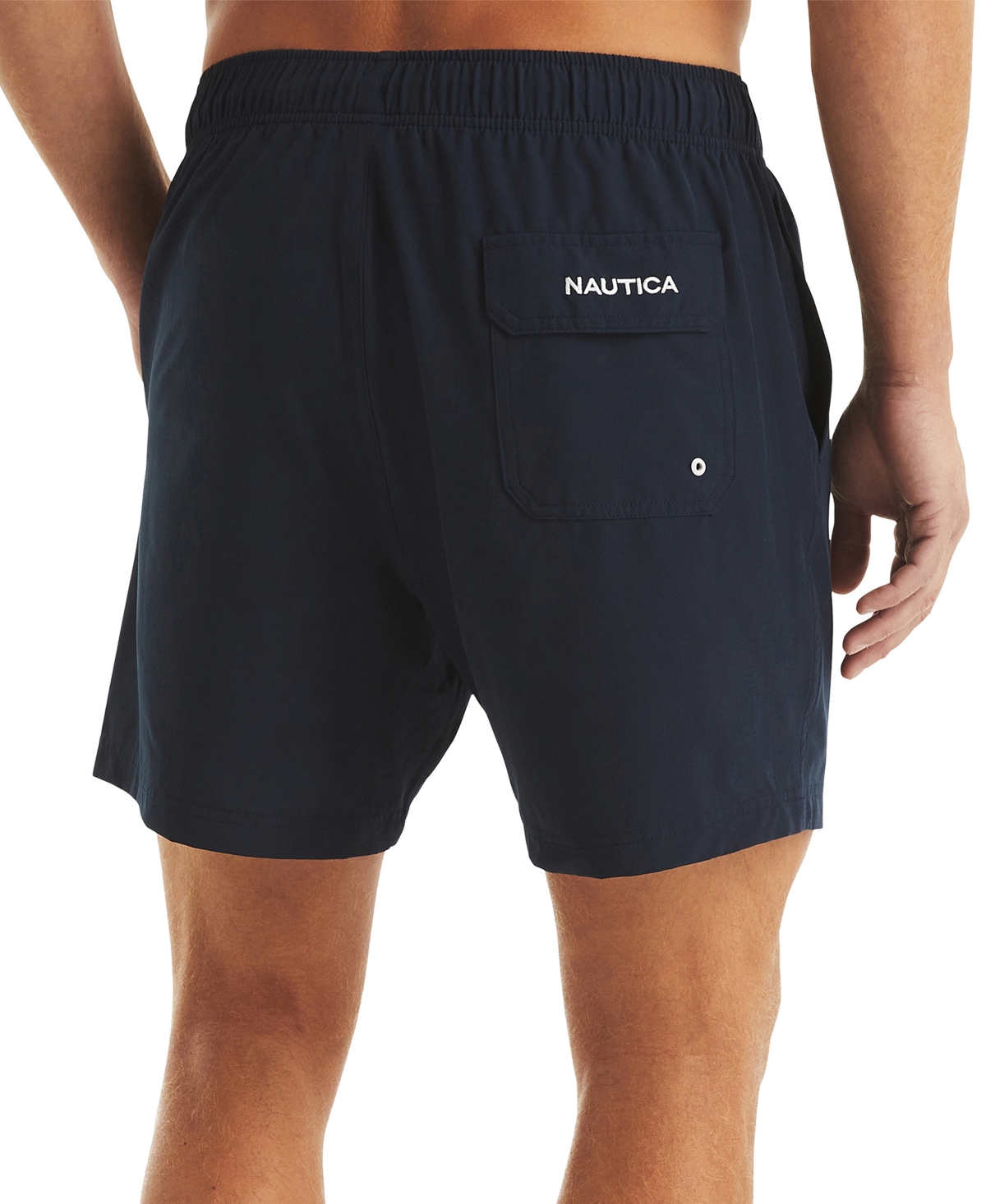 Nautica Men's Bright Cobalt Swim Trunks In Navy
