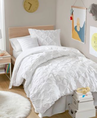 Bailey Diamond Pucker Woven 3-Pc. Comforter Set, Twin/Twin XL