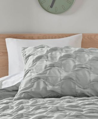 Bailey Diamond Pucker Woven 3-Pc. Comforter Set, Twin/Twin XL