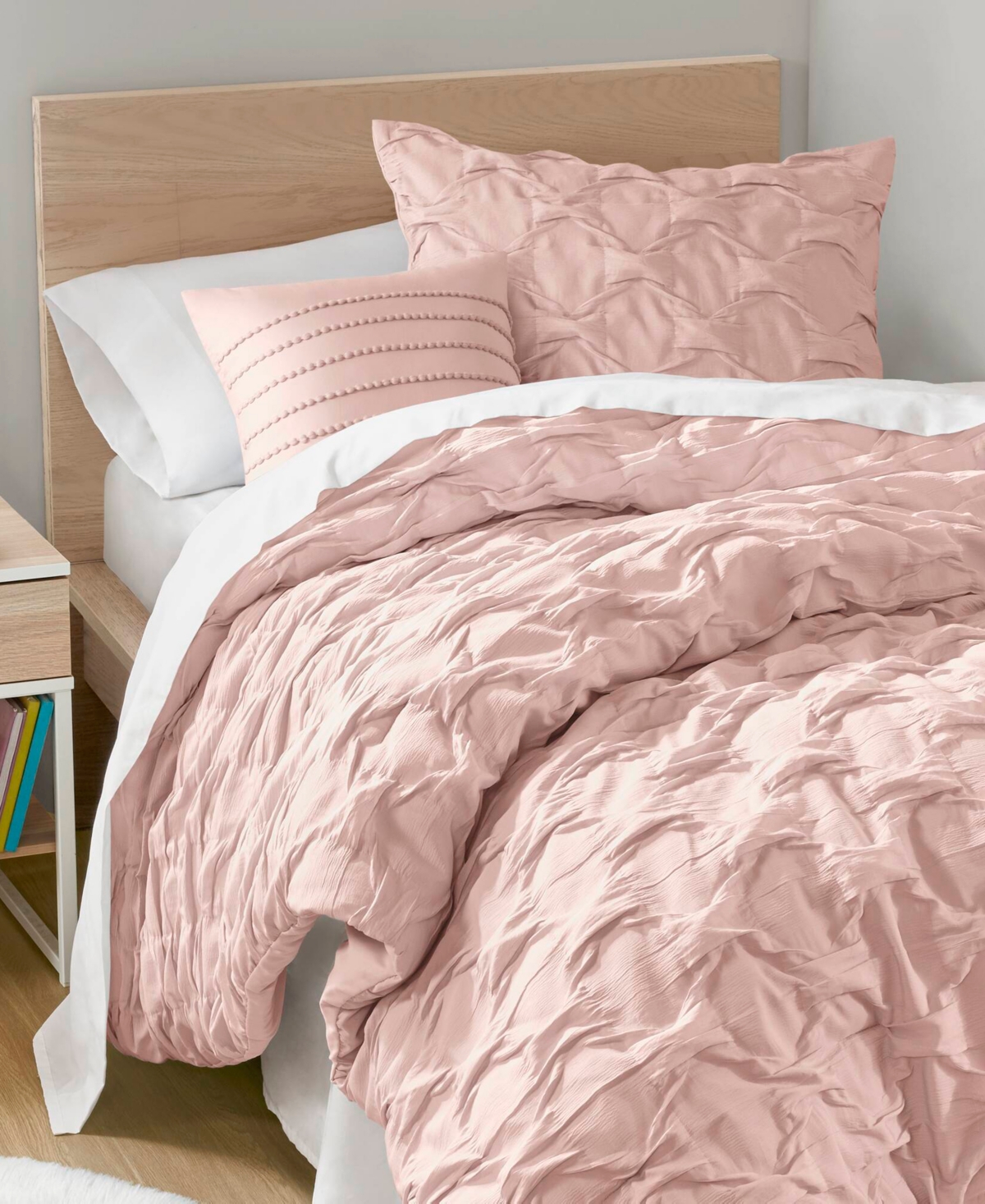 510 Design Bailey Diamond Pucker Woven 3-Pc. Comforter Set, Twin/Twin Xl