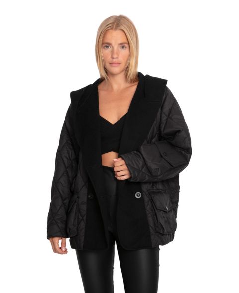 Женская куртка Belle & Bloom Only You Quilted Utility, цвет: Чёрный