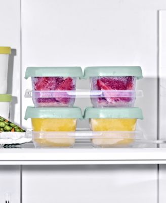 Tot Baby Blocks Freezer 4-Pack Storage Containers