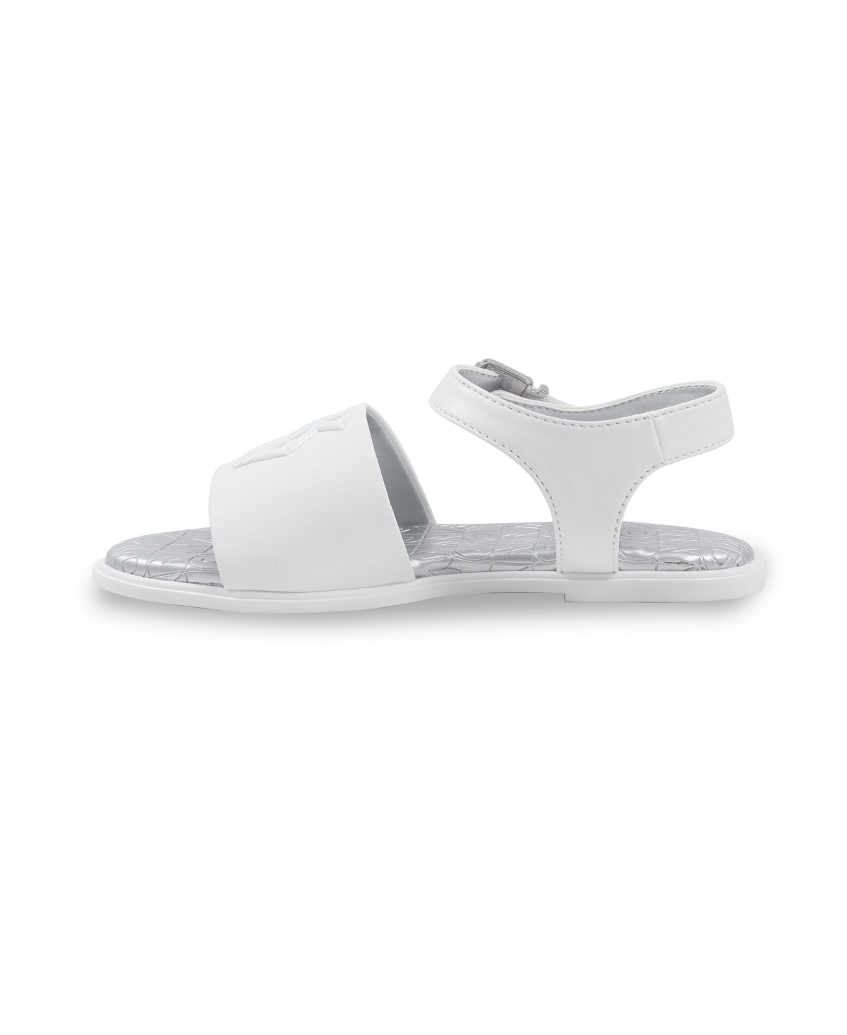 Dkny Little And Big Girls Val Alexandria Sandal In White