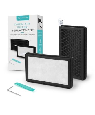 Cabin Air Filter Replacement Compatible with Tesla Model 3 & Model Y - H13 HEPA Filter with Activated Carbon - Compatible with Tesla Model Y / Model 3 (2016 or later) (2-pack)