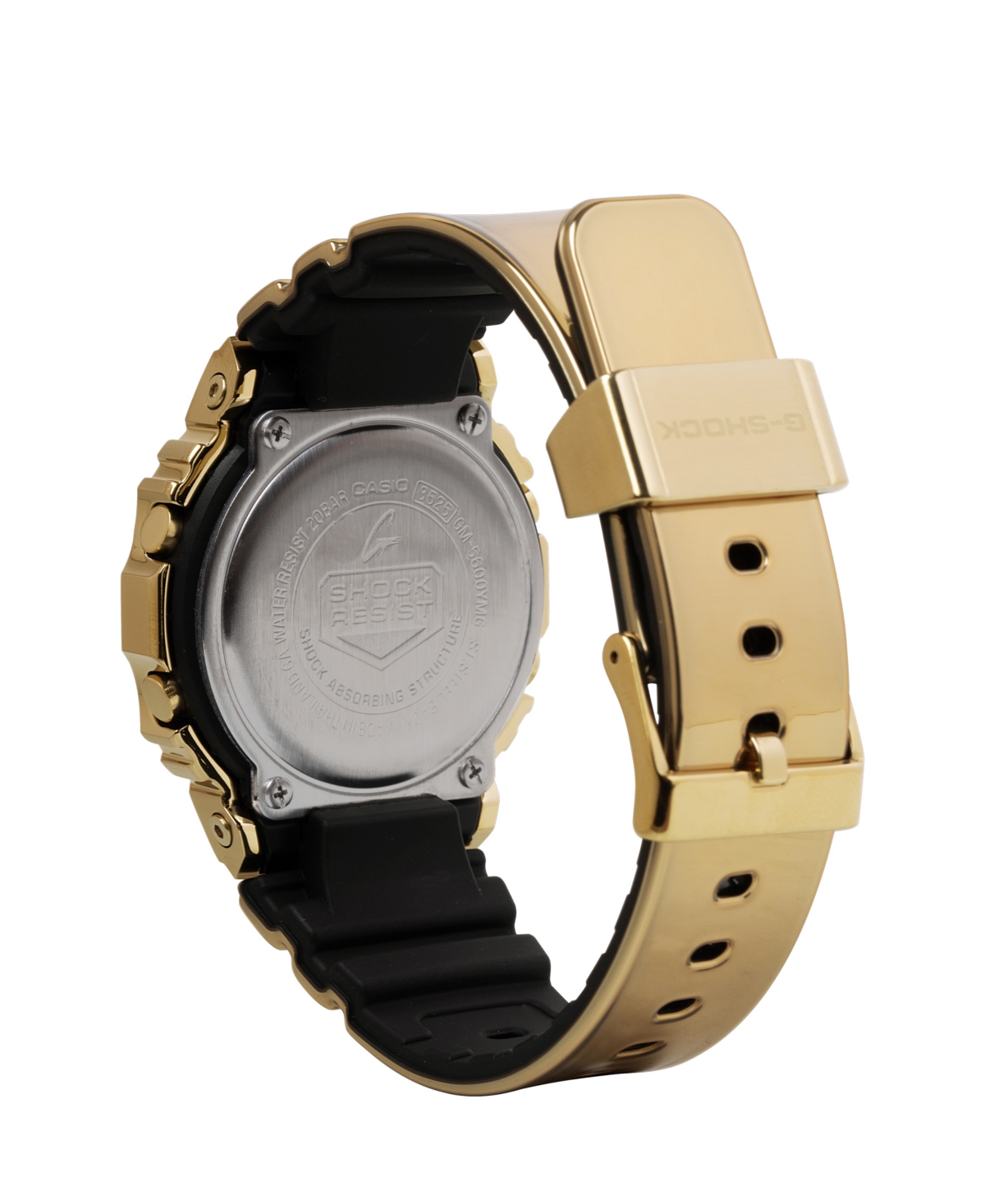 G-shock Men's Gold-tone Silicone Watch, 43.2mm In Gold