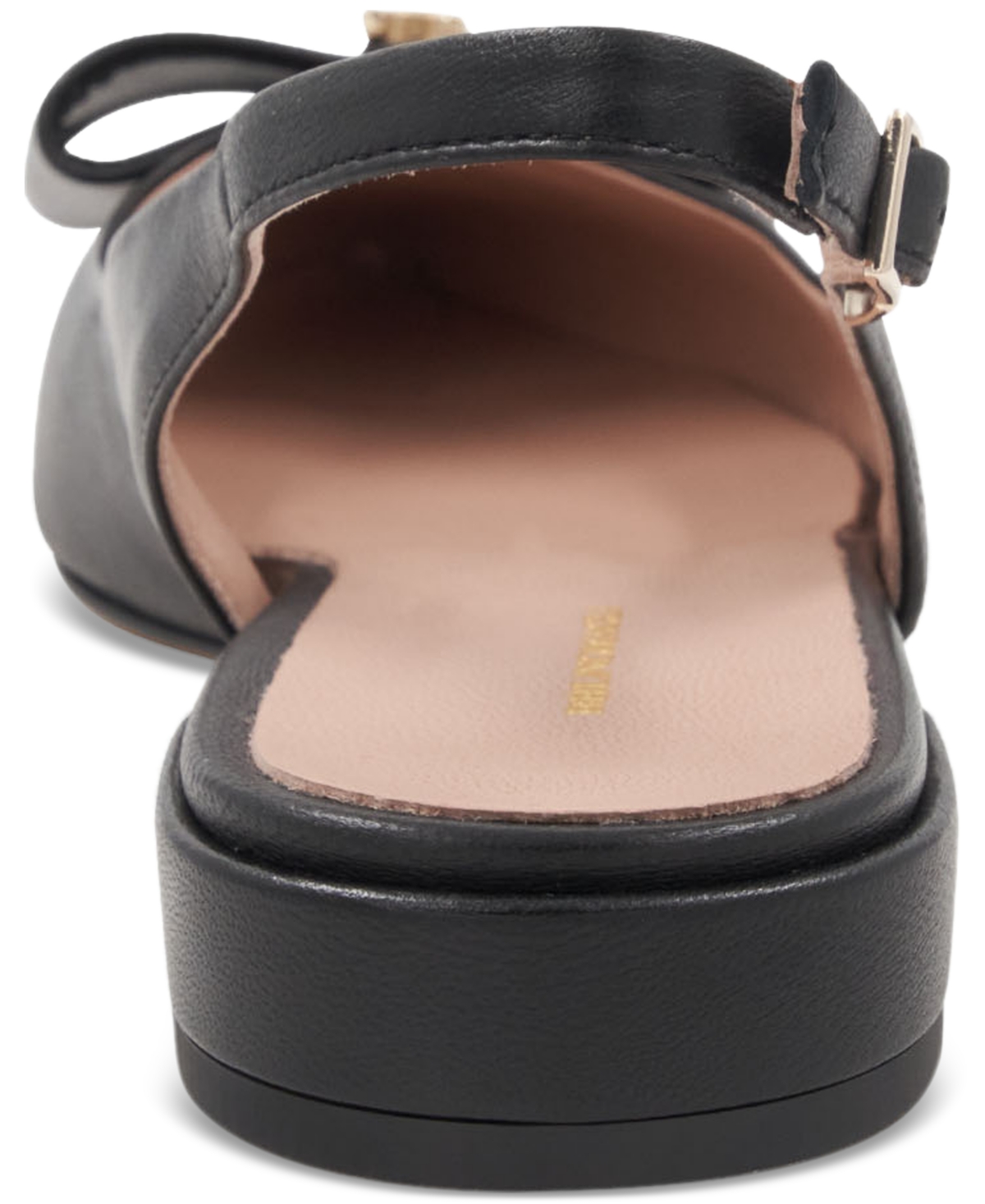 Bruno Magli Bella Pointed Toe Slingback Flat In Black