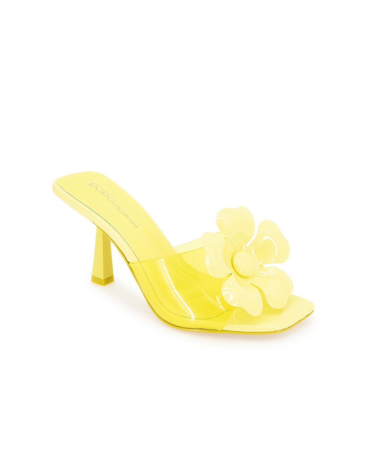 Women's Remani Flower Slip On Dress Sandals - Clear, Stone