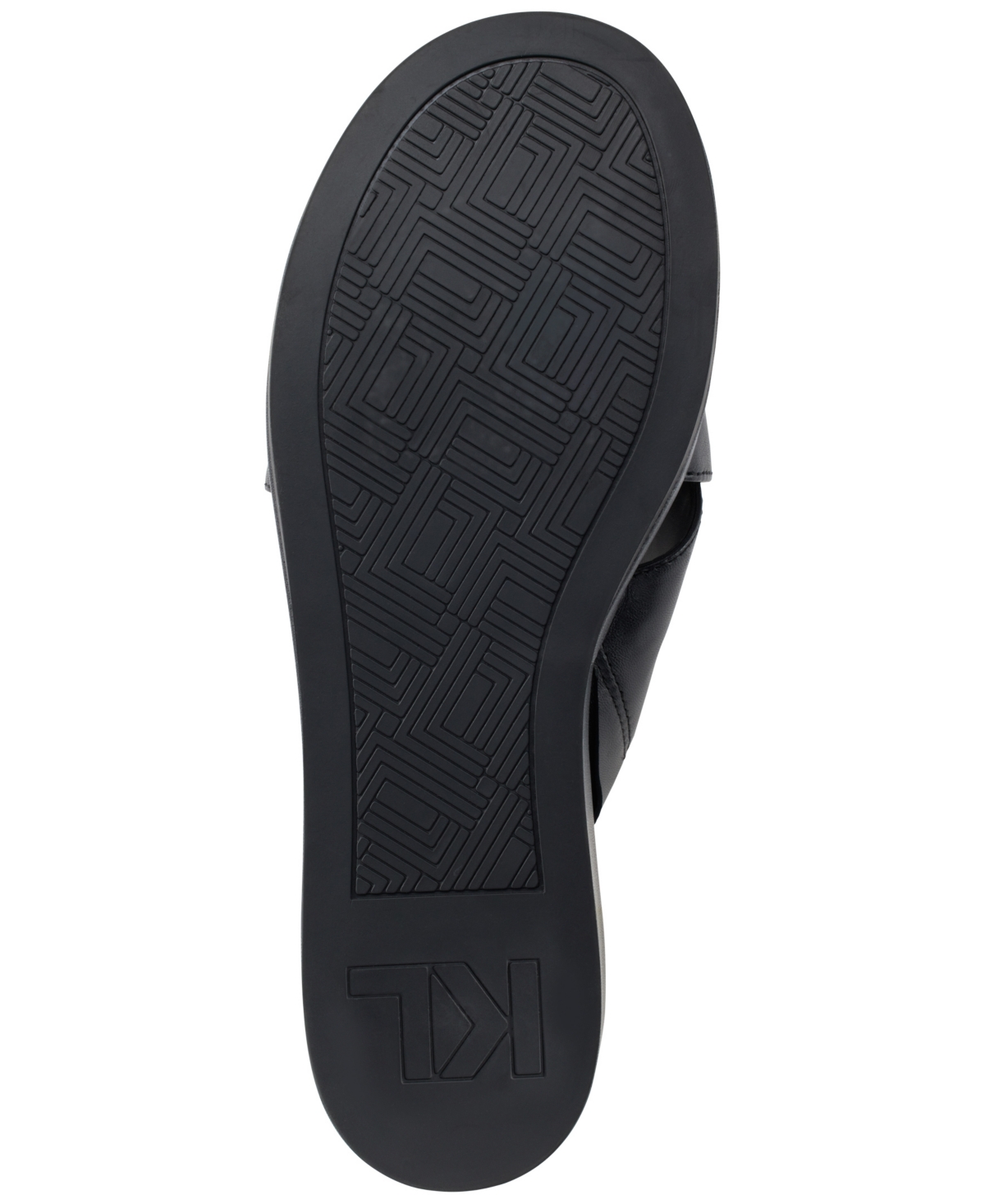 Karl Lagerfeld Caleigh Platform Wedge Sandal In Black