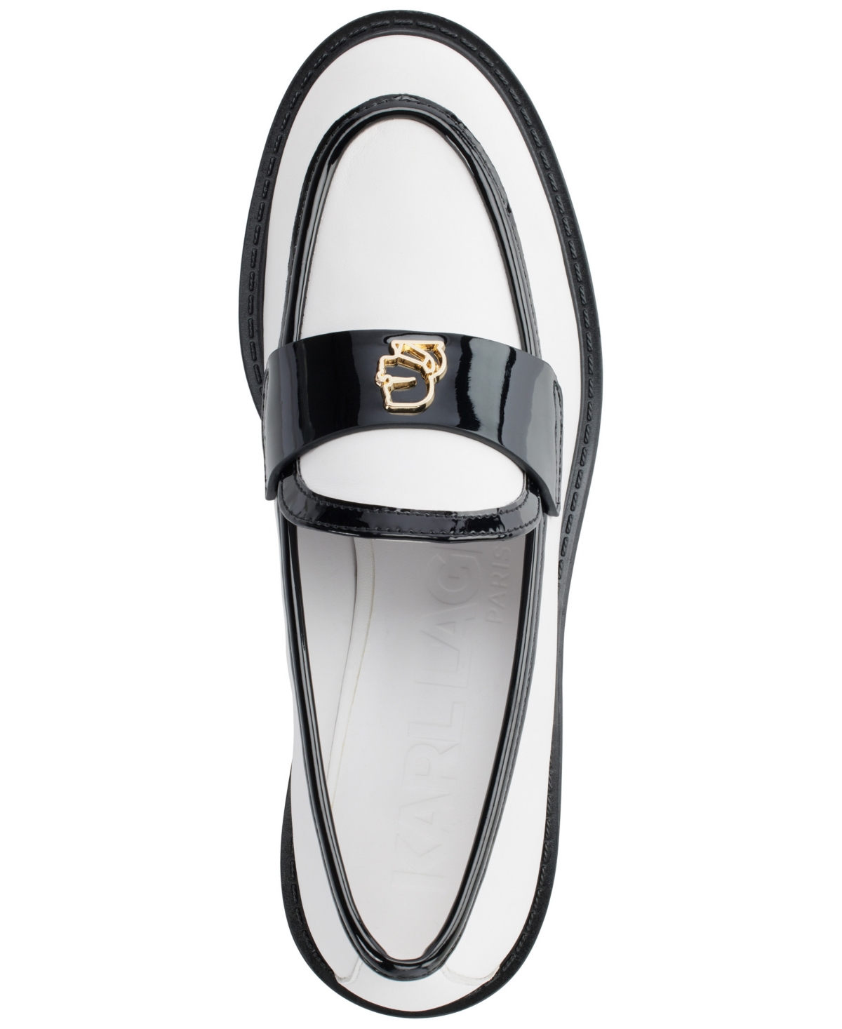 Karl Lagerfeld Rylyn Ii Loafer In Bright White,black