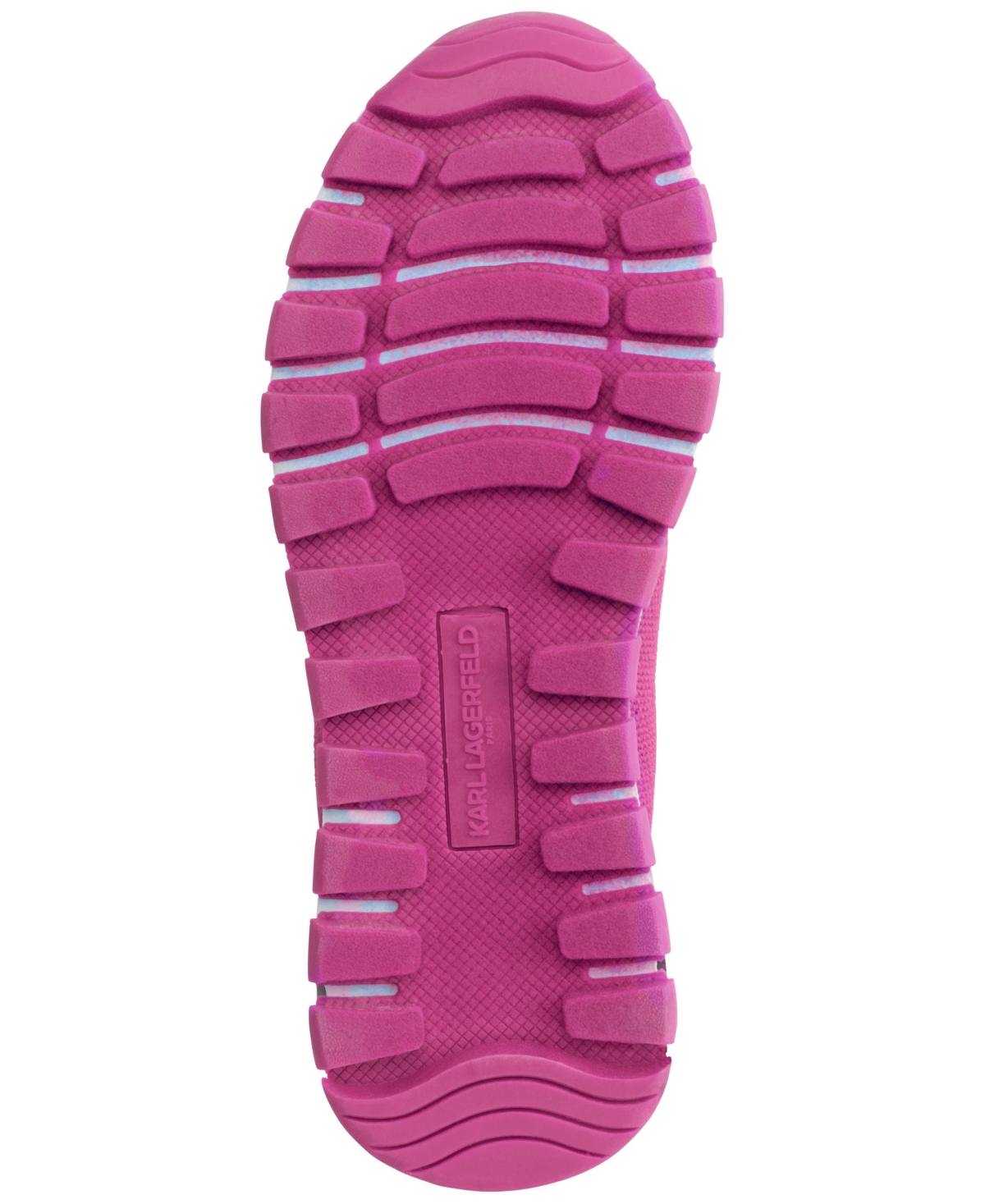 Shop Karl Lagerfeld Women's Mirren Patch Slip-on Sneakers In Fuchsia