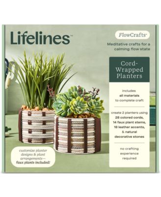 Lifelines - FlowCrafts Cord-Wrapped Planters Crafting Kit