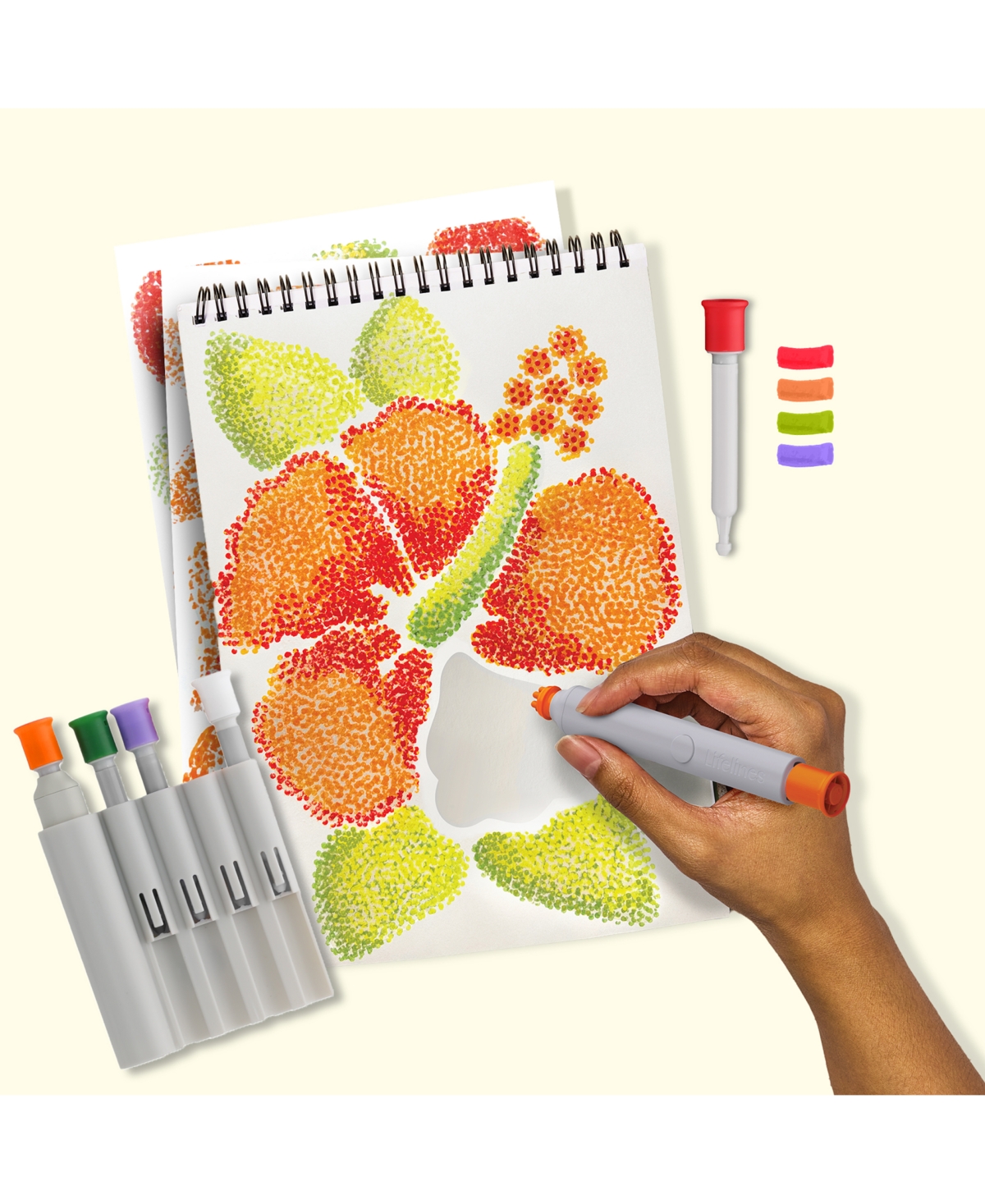 Lifelines Flowart Pogo-dot Nature Art Kit In Multi