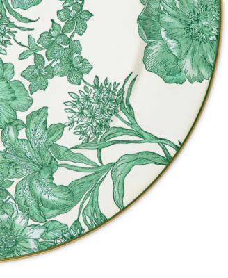 Emerald English Garden Charger Plate