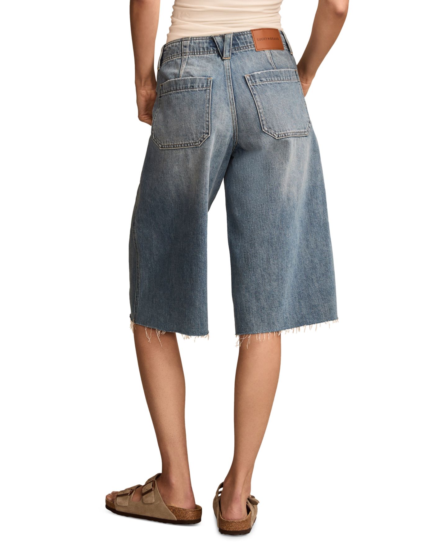 Женские джинсовые кюлоты Lucky Brand, цвет: Варёный — фото 2