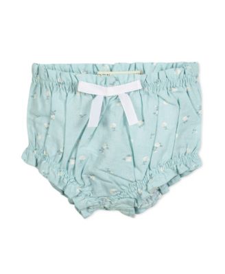 Baby Short Sleeve Linen Dress with Ruffle Collar