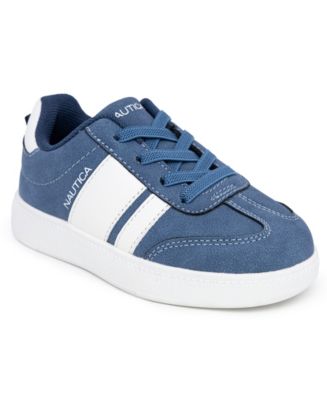 Nautica Kids Sneakers With Adjustable Bungee Straps – Casual Shoes For Toddlers & Little Kids